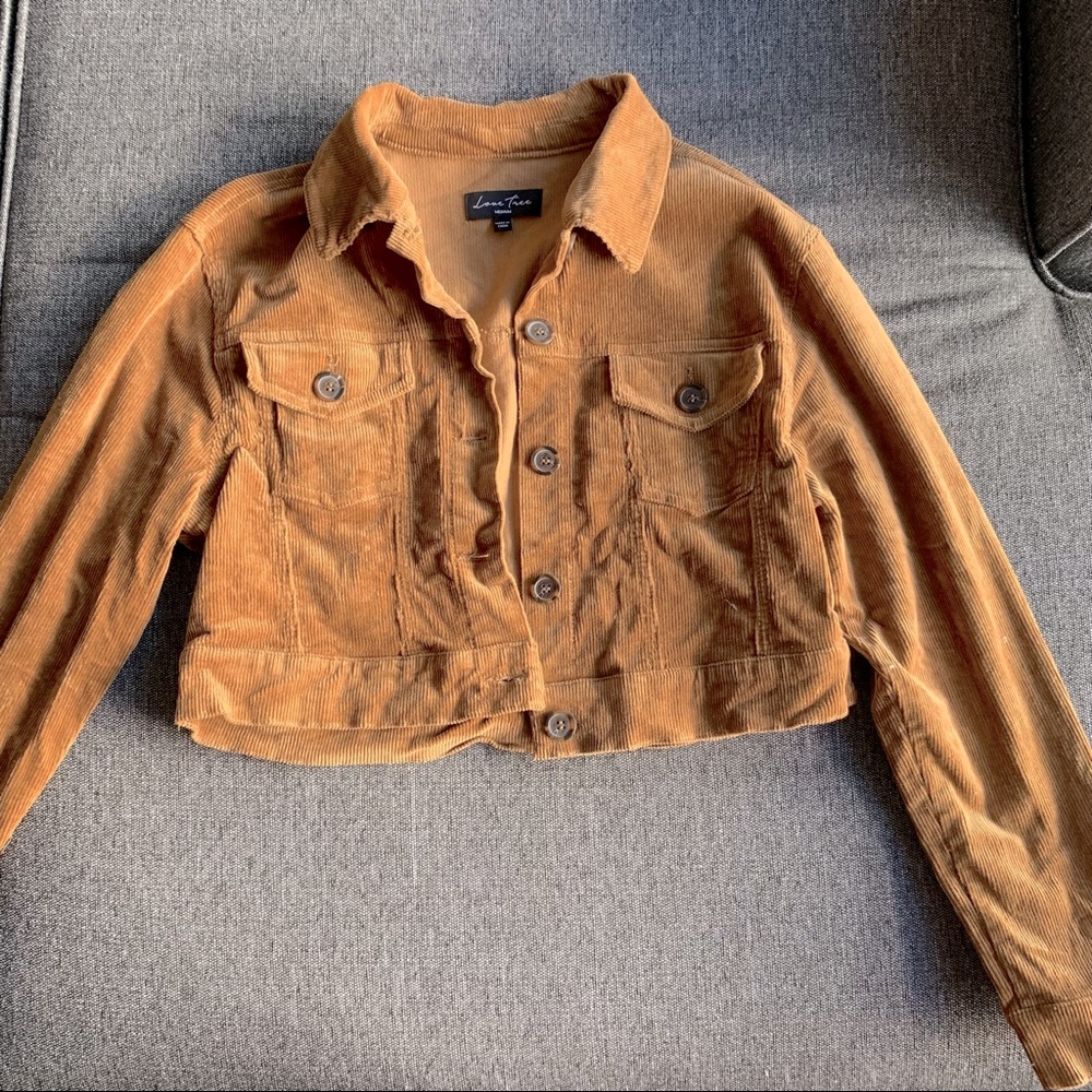 Corduroy Cropped Jacket